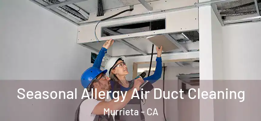 Seasonal Allergy Air Duct Cleaning Murrieta - CA